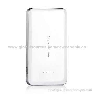 Power Bank with 6,000mAh Capacity and Dual-USB Output